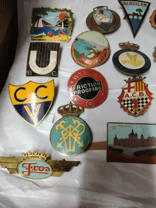 Lote Chapas Moto Vespa Coleccionismo