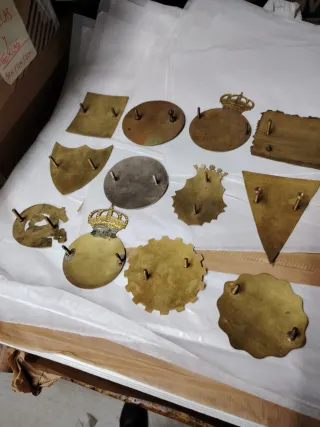 Lote Chapas Moto Vespa Coleccionismo