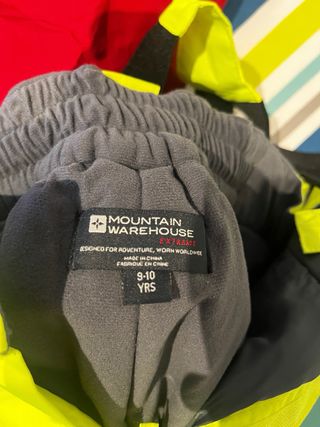 Pantalón de esquí infantil de niño talla 10 años