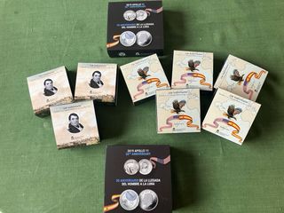 Estuches Monedas Plata Conmemorativas