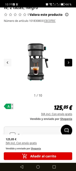 Cafetera Cecotec Cumbia