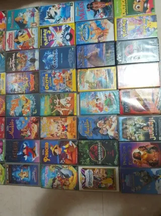 Lote Películas Disney VHS
