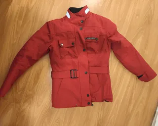 Cazadora Moto Tucano Roja Talla XS