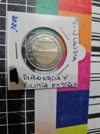 Moneda 2 euros Finlandia 2025 Diplomacia