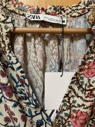 Vestido Zara Boho Multicolor