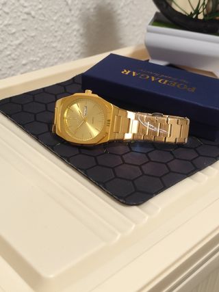 Reloj poedagar Hombre Dorado