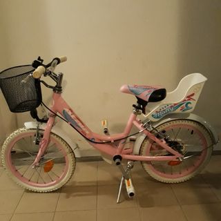 Bicicletta bambina ATALA rosa con cestino