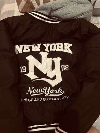 Chaqueta Zara NY 1958 Negra Hombre