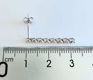 Pendientes Oro 18K Diamantes Naturales 0.50 Ct