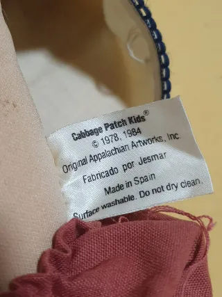 Muñeca Cabbage Patch Kids Jesmar 1984