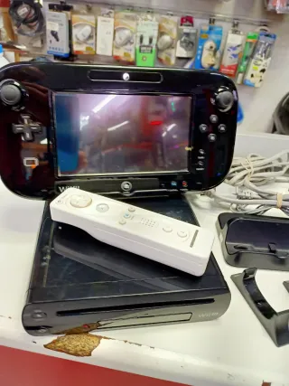 Nintendo Wii U Completa Negra