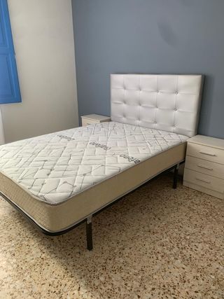 Canapé de madera y metal 190x135