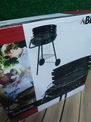 BARBACOA CARBÓN Ø 40 X H 70 CM. C/RUEDAS