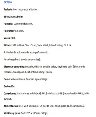 Teclado 61 teclas sensitivas *NUEVO*