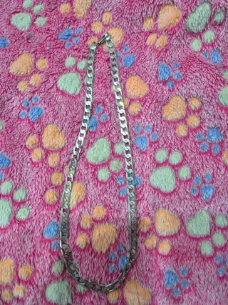 Anillo Sello y Cadena Cubana de Plata