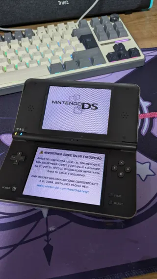 Nintendo DS XL Negra/Plateada