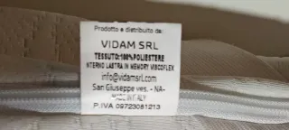 Topper materasso singolo Aloe Vera