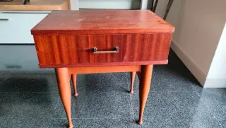 Mesita Noche Vintage Pequeña Madera