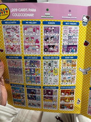 Cartas Álbum Panini Hello Kitty Fun Together