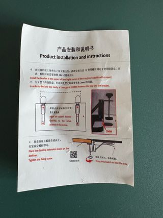 Extension, Bandeja Escritorio Ergonómica, teclado