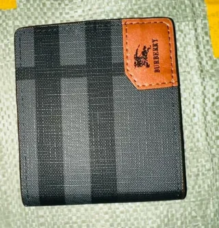 Cartera estilo Burberry Cuadros Gris y Marrón