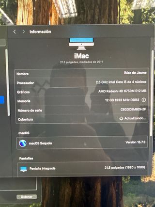 iMac 27 2020 i9 10 núcleos 16GB RAM
