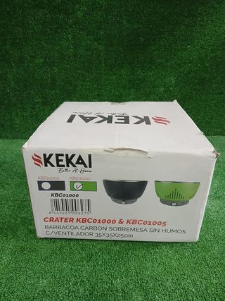 KEKAI Crater - Barbacoa de carbón portátil con taz