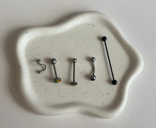 Pack conjunto 5 piercings acero inoxidable