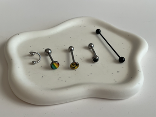 Pack conjunto 5 piercings acero inoxidable