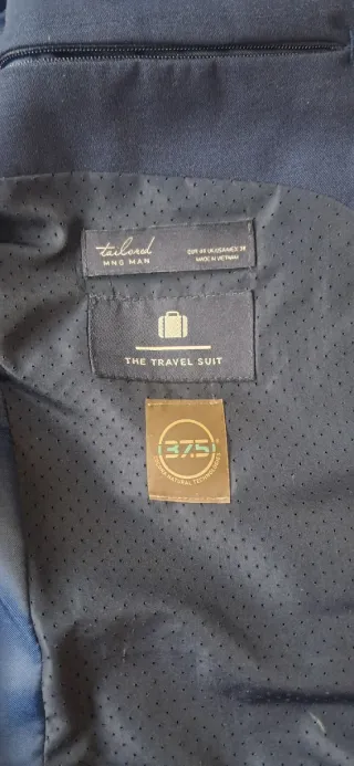 Traje de hombre Mango azul