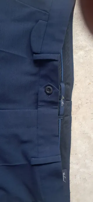 Traje de hombre Mango azul