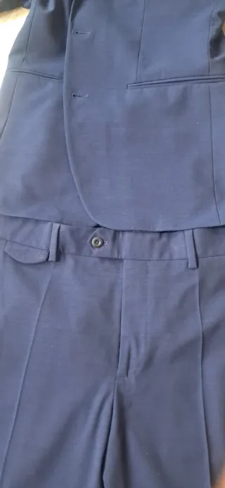 Traje de hombre Mango azul