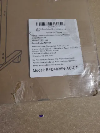 Pizarra magnética móvil