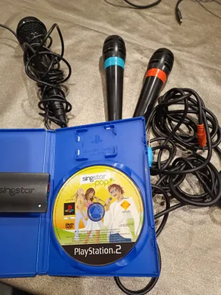 Micrófonos Singstar Pop PS2