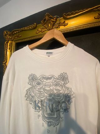 Jersey o sudadera Blanca con Diseño Tigre