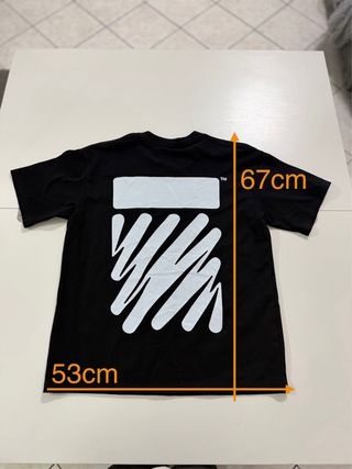 T-shirt Off-White nera , Taglia M