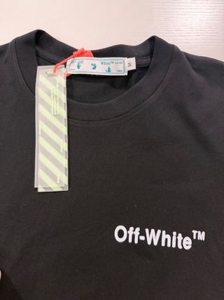 T-shirt Off-White nera , Taglia M