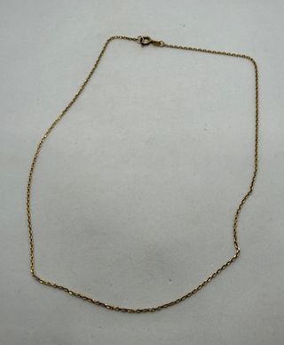 Cadena Forzada de oro de 18k, 2.93 g, 42 cm.