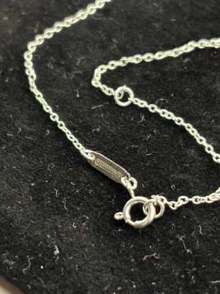 Tiffany & Co. Collana Doppio Heart Tag Blu