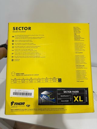 Casco Thor y Gafas 100% Motocross/Enduro talla XL