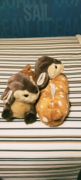 Zapatillas Ciervo Peluche Talla Única