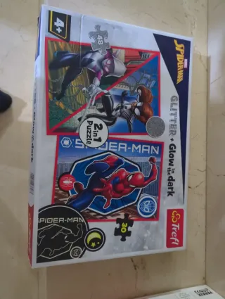Puzzle Spiderman 2 en 1 (48+30 piezas)