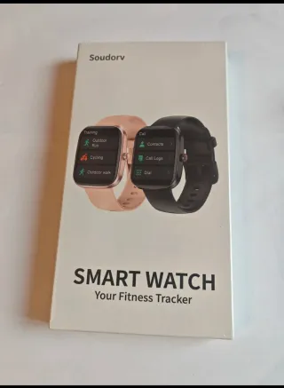 Reloj Inteligente Rosa y Dorado