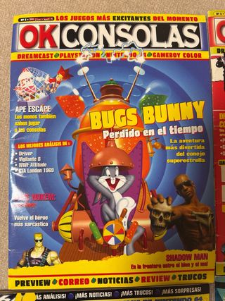 5 revistas OK CONSOLAS Y Nintendo accion