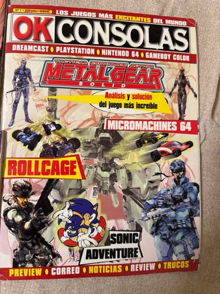 5 revistas OK CONSOLAS Y Nintendo accion