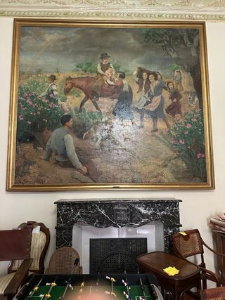 Cuadro antiguo 2,5m x 2,5m