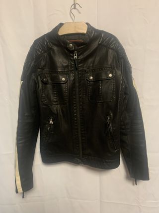 Chaqueta de cuero para moto