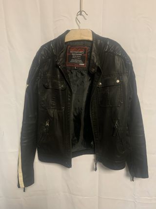 Chaqueta de cuero para moto