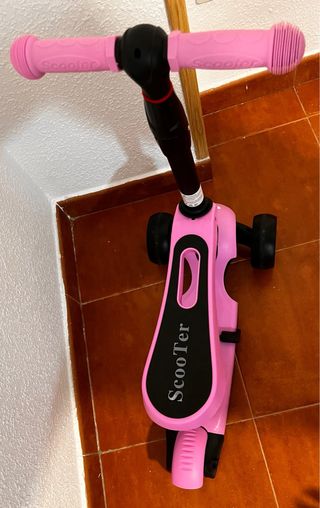 Monopattino Yoleo 3 in 1 con ruote e luci per bambini