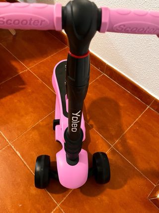 Monopattino Yoleo 3 in 1 con ruote e luci per bambini